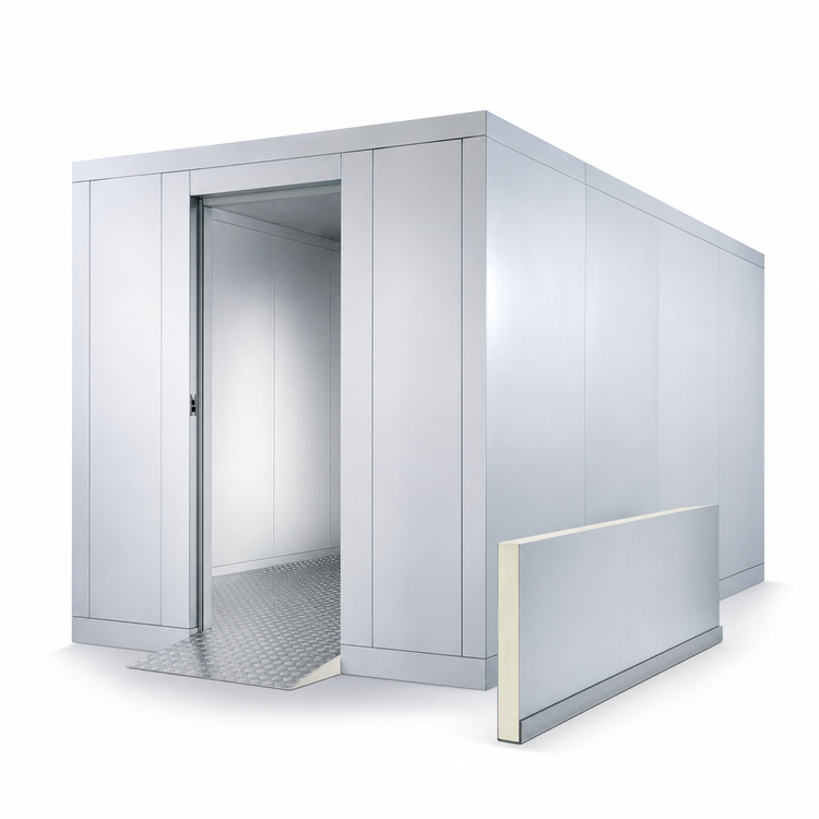 Product image #4 for AmeriKooler Indoor Walk-In Freezer Panels Only with Aluminum Floor
