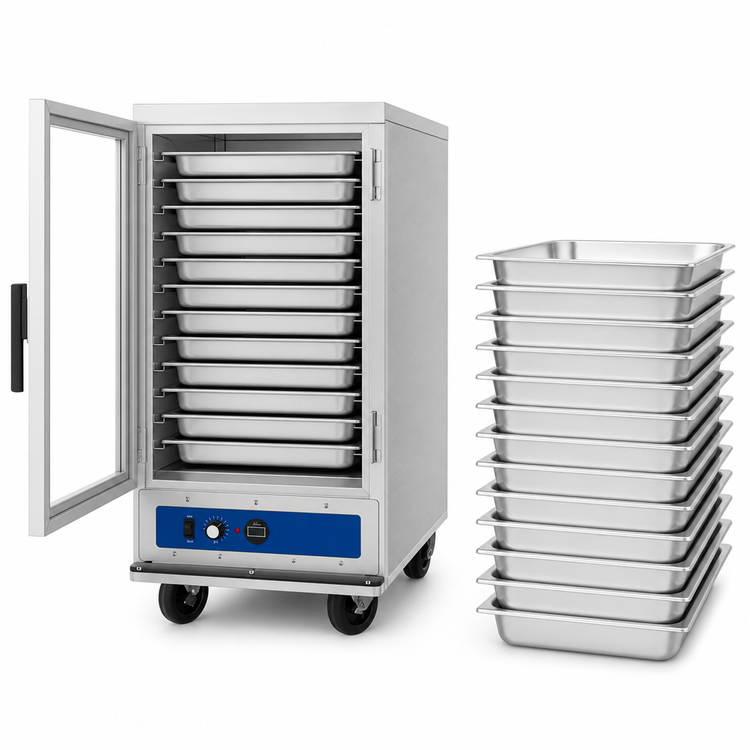 Product image #4 for CookRite Insulated Economy Warming & Holding Cabinet, 12-Pan, 120V