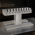 Thumbnail image #4 for Glastender DT-20-MFR Double-Sided Single-Column Countertop Draft Dispensing Tower, 20 Faucets, Mirror Finish