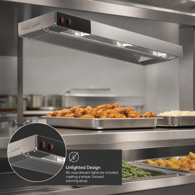 Product image #4 for Eagle RedHots 96-Inch Single Strip Heat Lamp with Remote, Unlighted, 208V