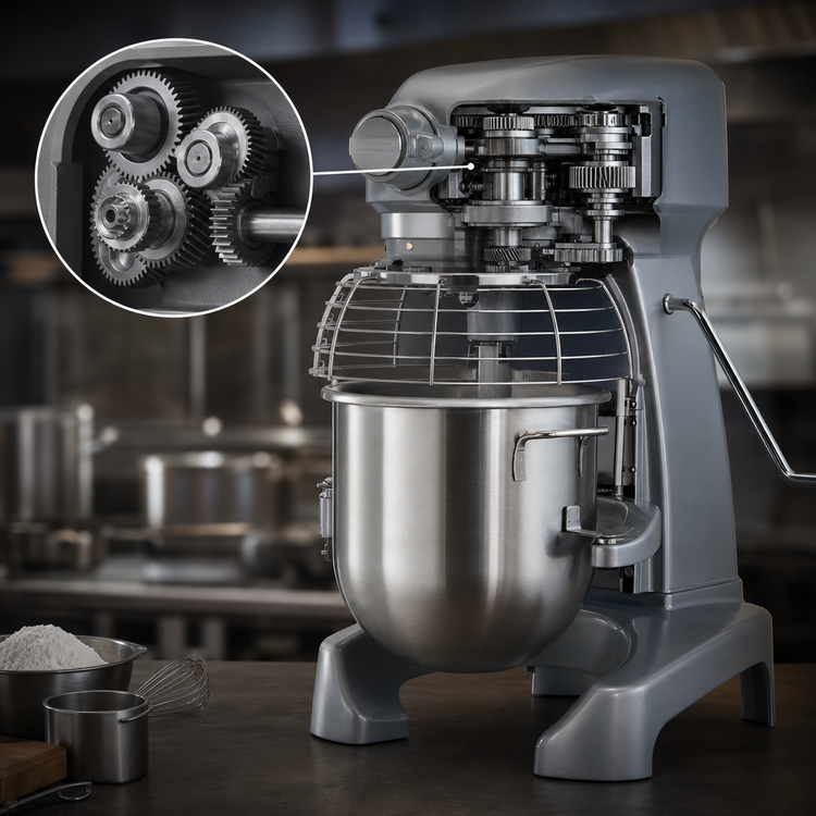 Product image #4 for Hobart HL120-2STD 12-Quart Legacy+ Bench Planetary Mixer with Bowl, Beater & Whip