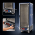 Thumbnail image #4 for Metro C5 3 Series Full-Height Mobile Moisture Heated Holding & Proofing Cabinet with Blue Insulation Armour and Universal Wire Slides