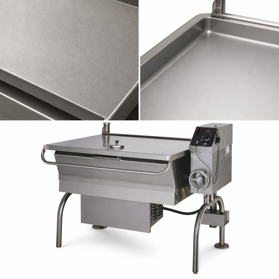 Bead-Blasted Cooking Surface