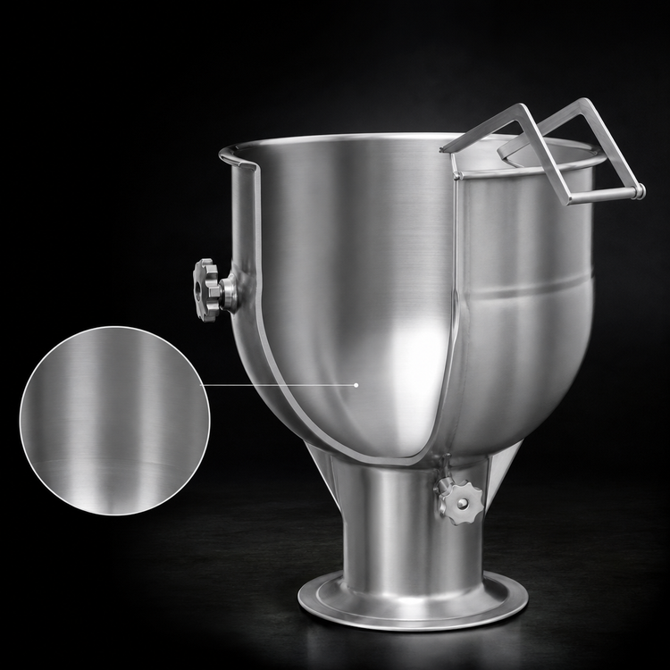 Product image #4 for Legion LP-10 10-Gallon 2/3 Jacketed Stationary Direct Steam Kettle with Pedestal Base