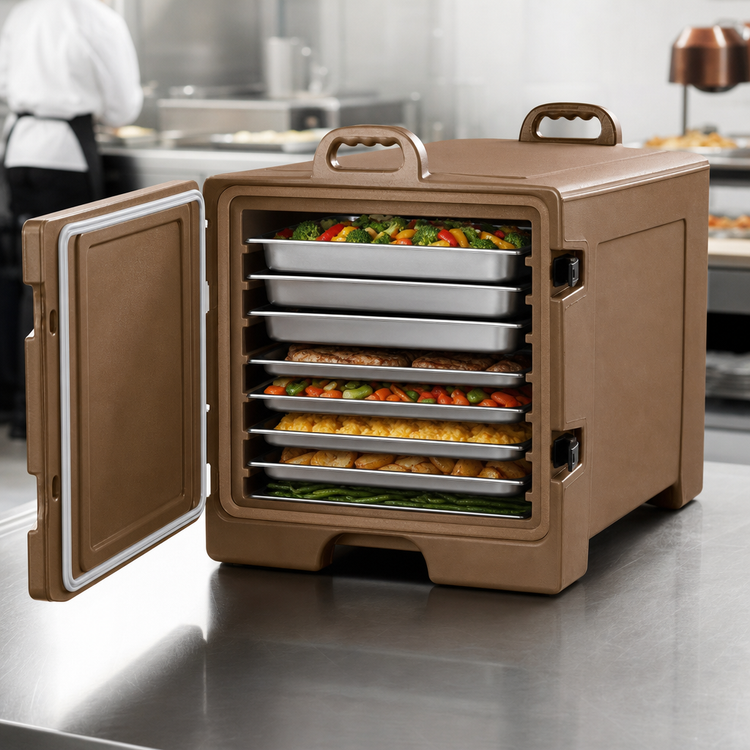 Product image #4 for Cateraide Insulated Side-Load Sheet Pan and Tray Carrier, 7-Tray Capacity