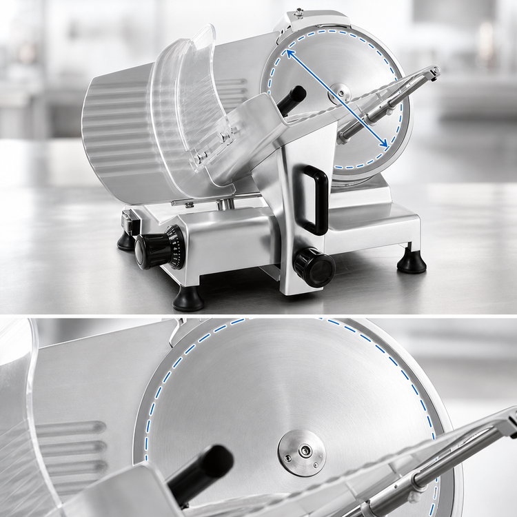 Product image #4 for BakeMax 10-Inch Manual Gravity Feed Meat Slicer