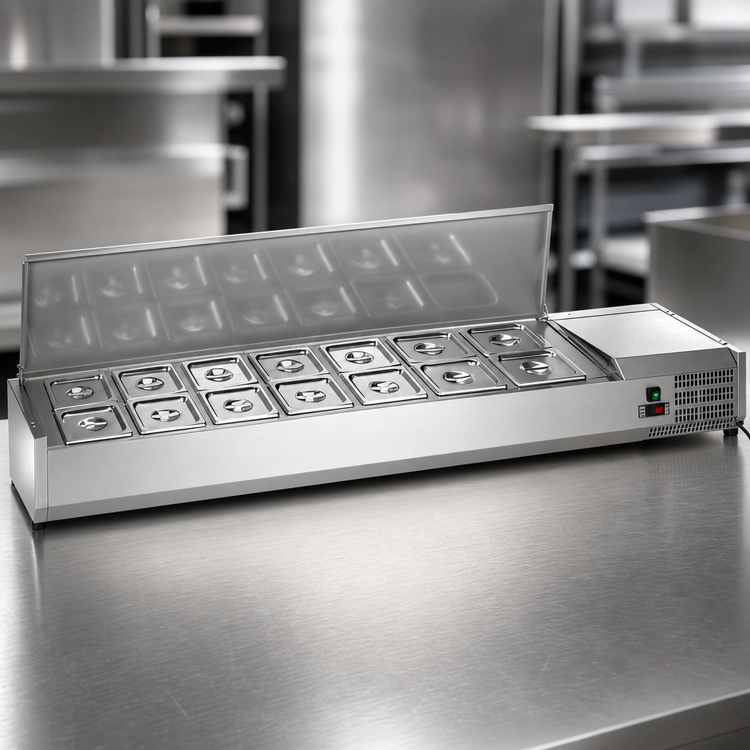 Product image #4 for Arctic Air ACP63 63-Inch Refrigerated Countertop Prep Unit, 14 x 1/6 Pans