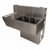 Thumbnail image #5 for 48-Inch Three-Compartment Underbar Slimline Sink with Left Drainboard