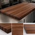 Thumbnail image #4 for John Boos Boos Block American Black Walnut Edge-Grain Kitchen Countertop, 132 x 38 x 3 Inches