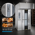 Thumbnail image #4 for Baxter OV500G1EE Gas Rotating Rack Oven with Curved Front, Single Rack Capacity, and Programmable Digital Controls