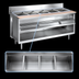 Thumbnail image #4 for La Rosa Refrigeration Electric Hot Food Table with Water Bath, 60 x 28 Inch, 4 Openings
