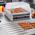 Thumbnail image #4 for Roll-A-Grill 8045N Narrow Roller Hot Dog Grill with 16 Chrome Rollers, 45 Capacity, 120V