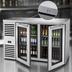 Thumbnail image #4 for True Premier Bar 48-Inch Two-Section Refrigerated Back Bar Cooler with Locking Glass Doors