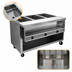 Thumbnail image #4 for Advance Tabco Heavy Duty Electric Sealed Well Hot Food Table with Enclosed Base, 3 Wells, 47-1/8 Inch, 120V