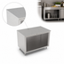 Thumbnail image #4 for John Boos Stainless Steel Open Front Cabinet Base Work Table, 48 x 24 Inches