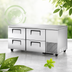 Thumbnail image #4 for True 67.25-Inch 2-Section 4-Drawer Deep Undercounter Refrigerator