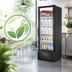 Thumbnail image #4 for True FLM-27~TSL01 Full-Length 1-Section Glass Door Refrigerator Merchandiser, 27 Inch, Self-Contained Bottom Mount