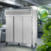 Thumbnail image #4 for True SPEC SERIES Three-Section Reach-In Freezer, -10°F, Solid Swing Doors, Top-Mounted Self-Contained Refrigeration