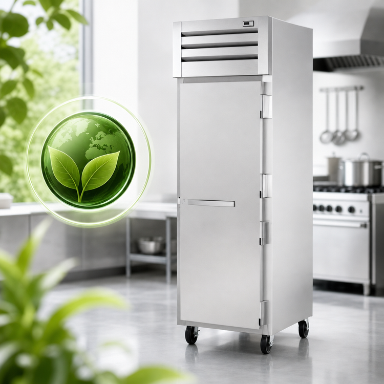 Product image #4 for True Spec Series One-Section Reach-In Solid Swing Door Freezer, 24 - 37 Cu. Ft., Stainless Steel Front, Aluminum Sides, -10°F
