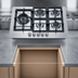 Thumbnail image #5 for Summit Commercial 29-1/2-Inch 5-Burner Gas Cooktop with Cast Iron Grates and 304 Stainless Steel Surface