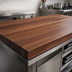 Thumbnail image #4 for Boos Block American Black Walnut Kitchen Countertop, Full-Length Edge Grain, 84 x 32 x 3 Inches