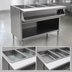 Thumbnail image #4 for Spec-Master 4-Well Sealed Well Electric Hot Food Table with Open Front, 63-1/2 Inch Wide