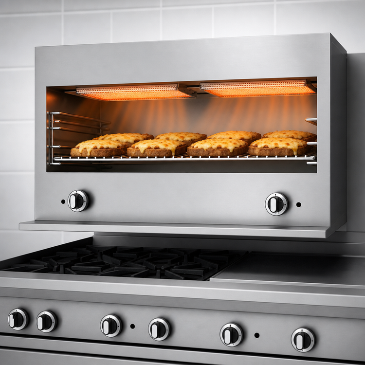 Product image #4 for Garland UIRCM48 Gas Range-Mount Infrared Cheesemelter for U48 Range, 47-1/4 Inches Wide