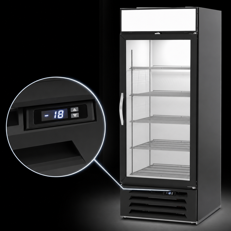 Product image #4 for Beverage-Air MarketMax 25.97 Cu. Ft. Single-Section Reach-In Glass Door Freezer Merchandiser