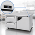 Thumbnail image #4 for Turbo Air Super Deluxe Two-Section Undercounter Freezer with 2 Drawers and 1 Right-Hinged Door, 60 1/4-Inch