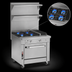 Thumbnail image #4 for Southbend Platinum 36-Inch Modular Heavy Duty Gas Range with 4 Open Burners and 12-Inch Charbroiler