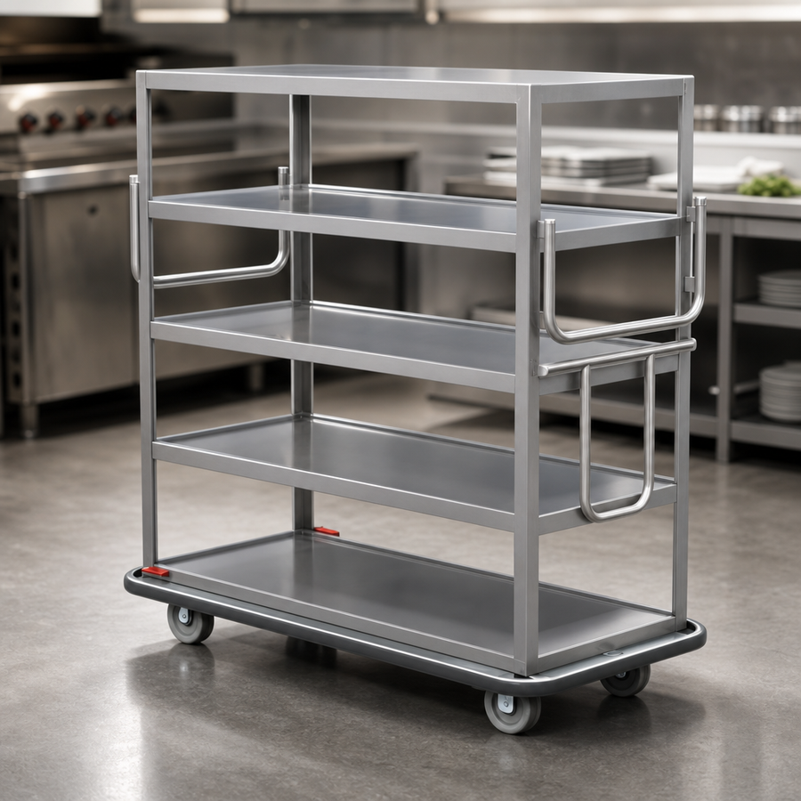 All-Welded 16-Gauge Stainless Steel Construction