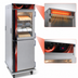 Thumbnail image #4 for Cres Cor Insulated Pass-Thru Mobile Heated Holding Cabinet with Top-Mount Heater, Dutch Doors, and 12-Pan Capacity