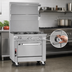 Thumbnail image #4 for Southbend Platinum Heavy Duty 12-Inch Gas Hot Top Range with Cabinet Base