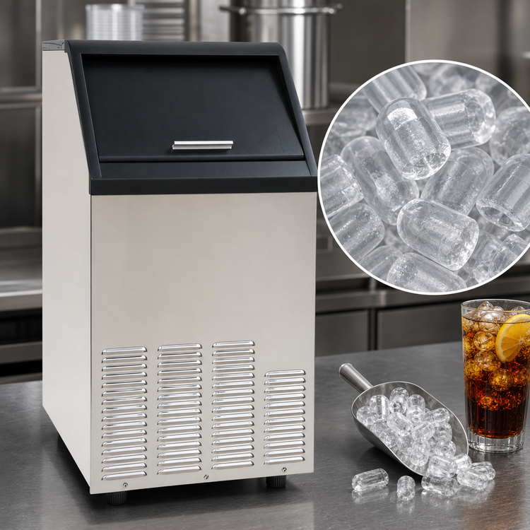 Product image #4 for Maxx Ice V-Series 75 lb Self-Contained Bullet Ice Machine with 25 lb Bin