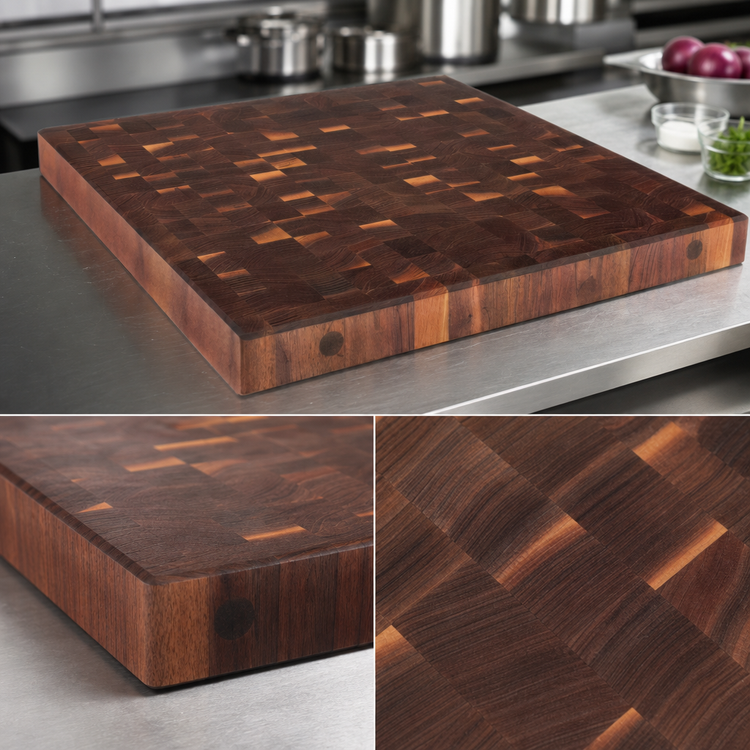 Product image #4 for Boos Block End Grain American Black Walnut Island Countertop, 30 x 25 x 4 Inch