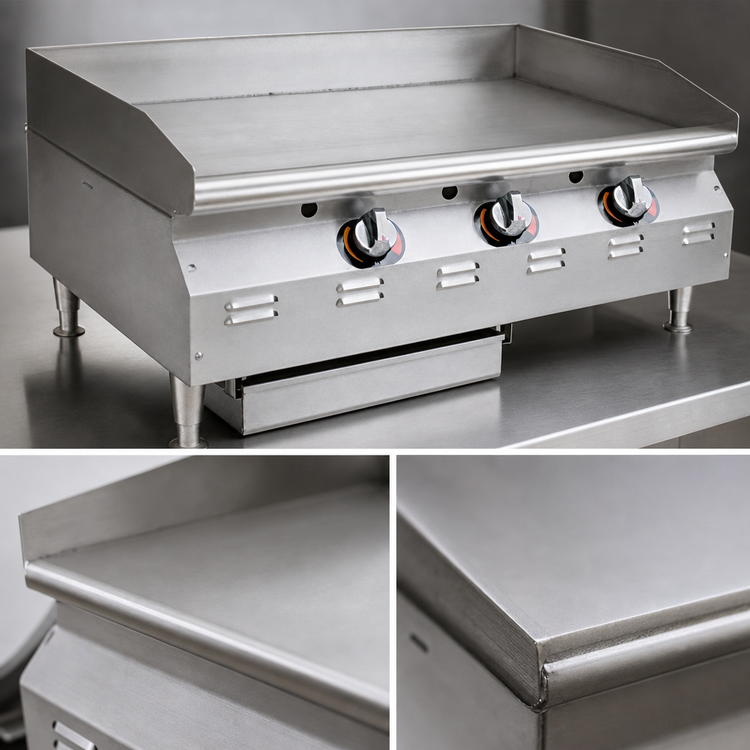 Product image #4 for Eagle RedHots Chef's Line 24-Inch Countertop Natural Gas Griddle