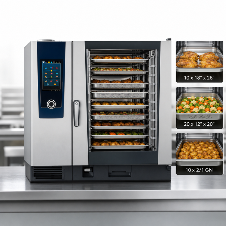 Product image #4 for RATIONAL iCombi Pro 10-Full Size Countertop Natural Gas Combi Oven with AutoDose