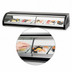 Thumbnail image #4 for Everest Refrigeration 59-Inch Countertop Curved Glass Sushi Case with Right-Mounted Self-Contained Refrigeration