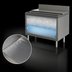 Thumbnail image #4 for Top Shelf TSF Series Modular Full-Depth Underbar Ice Bin/Cocktail Unit with 10-Circuit Cold Plate, 30-Inch Wide