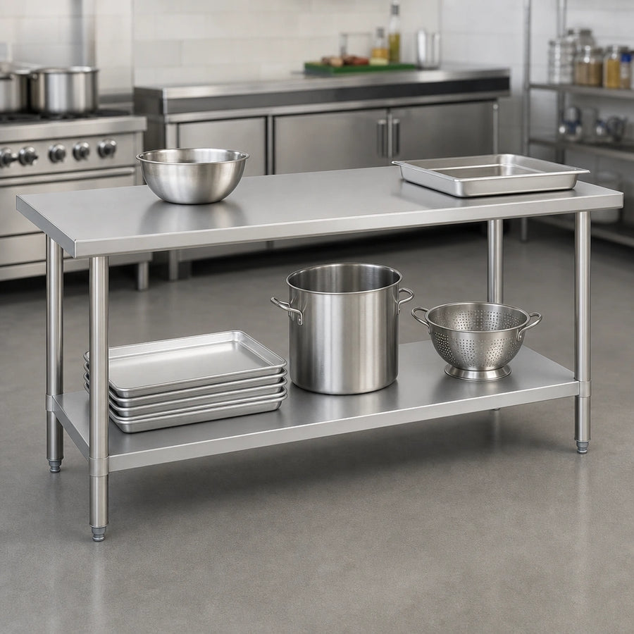 Open Base With Undershelf