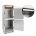 Thumbnail image #4 for Cres Cor Mobile Insulated Correctional Hot Holding Cabinet with Dutch Doors, 12 Pan Capacity, 120V