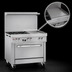 Thumbnail image #4 for Southbend Ultimate 36-Inch Gas Restaurant Range with 2 Star/Sauté Burners, 24-Inch Griddle, and Standard Oven