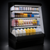 Thumbnail image #5 for Howard-McCray Ovation Series 147-Inch Remote Dairy Open Merchandiser, Endless Design, Black, LED Lighting, 72-Inch High