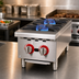 Thumbnail image #4 for Omcan 12-Inch Countertop Natural Gas Hot Plate with 2 Burners