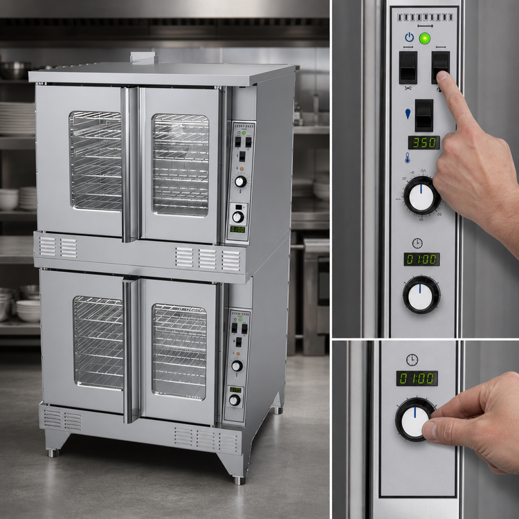 Product image #4 for Garland Signature Master Series Full-Size Standard-Depth Double-Deck Gas Convection Oven