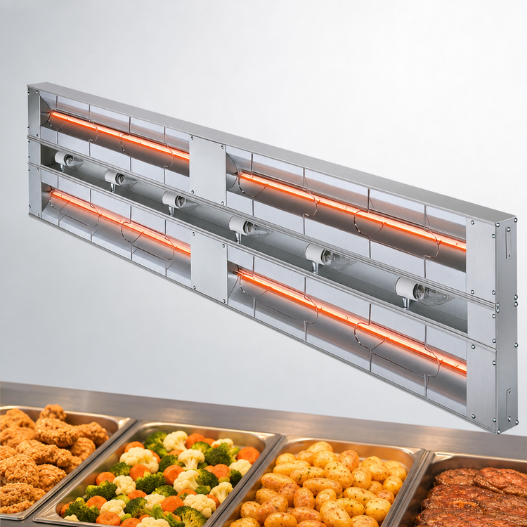Product image #4 for Hatco Glo-Ray 48-Inch Lighted Strip Heat Lamp Food Warmer
