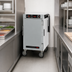 Thumbnail image #5 for Metro HotBlox Narrow 8-Pan Pass-Thru Mobile Insulated Holding Cabinet with Solid Front & Rear Doors