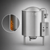 Thumbnail image #4 for Legion LGB-25 25-Gallon Gas Insulated Self-Contained Kettle, 2/3 Jacketed, Floor Model