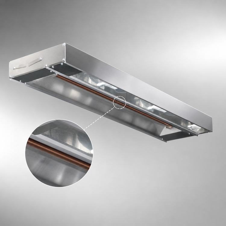 Product image #4 for Eagle RedHots 42-Inch Single Rod Unlighted Strip Heat Lamp, 208 Volts, 675 Watts