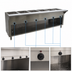 Thumbnail image #4 for Advance Tabco Triumph Supreme Electric Hot Food Table with 6 Sealed Wells and Open Cabinet Base